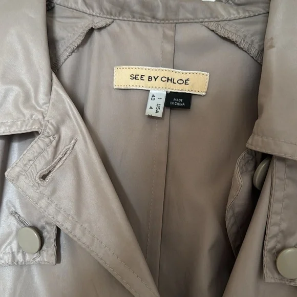 See by Chloe Trench Coat with Belt